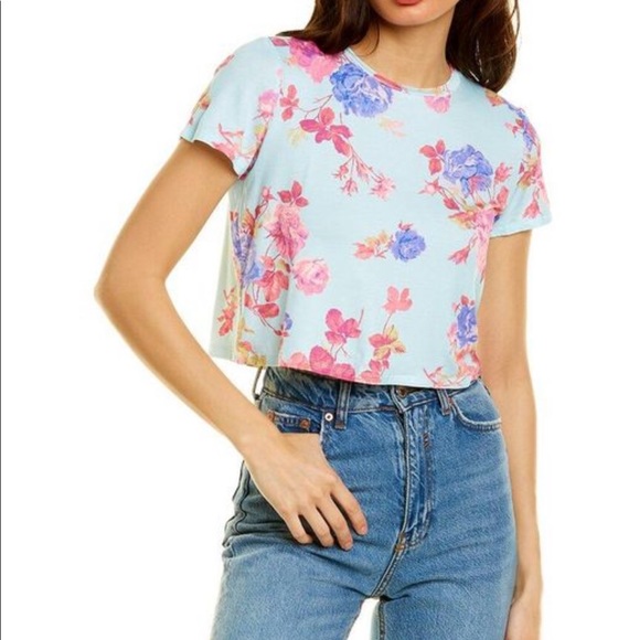 LoveShackFancy x Beach Riot Floral T-shirt - Picture 8 of 16